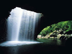 Natural Bridge, Springbrook National Park - Whitsundays Accommodation 0