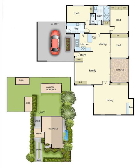 Relax At Tranquil Rye Short Walk To Beach & Shops - Whitsundays Accommodation 3