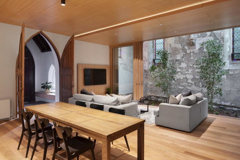 Converted Blue Stone Church - Whitsundays Accommodation 14