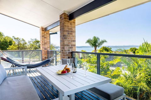 Away Nelson Bay, 29 Wollomi Ave - Spacious Family Home With Water Views, Pet Friendly, Wifi & Aircon - Whitsundays Accommodation 0