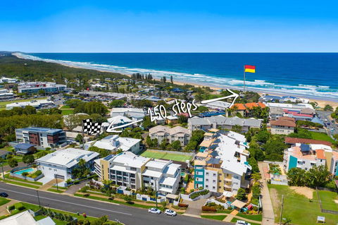 1BR Coolum Beach , Roof Terrace, Spa, Tennis, Pool - Whitsundays Accommodation 1