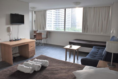 Accommodation Sydney City Centre - Hyde Park Plaza Park View College Street Studio Apartment - Whitsundays Accommodation 0