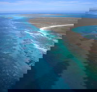 Pink Lake  Abrolhos Islands Scenic Flight - Whitsundays Accommodation